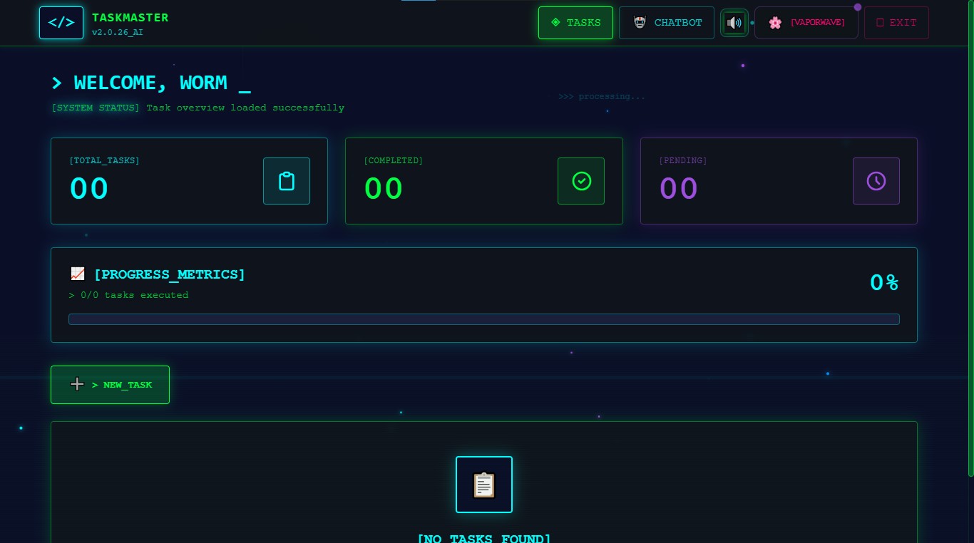 Cyberpunk Todo Chatbot project cover